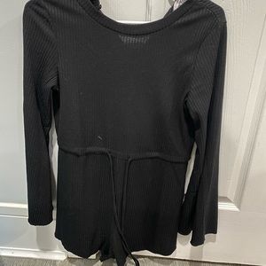 Black Princess polly romper